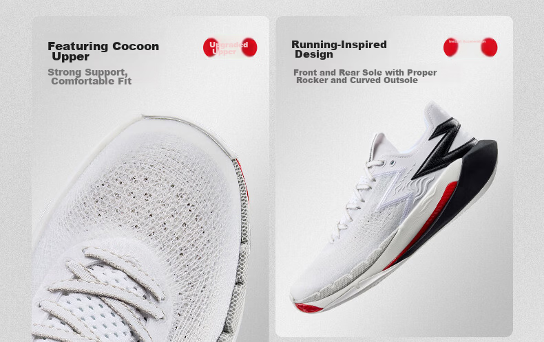 361° Men's BIG3 7pro Basketball Shoes Sports Training Sneakers 672621108-2 5