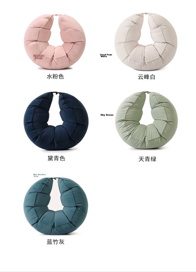Ailute Pea Body Pillow Long Bolster Pillow for Girls Side Sleeping Bed Leg Hugging Removable Washable Pregnancy Support Pillow for Sleep 19