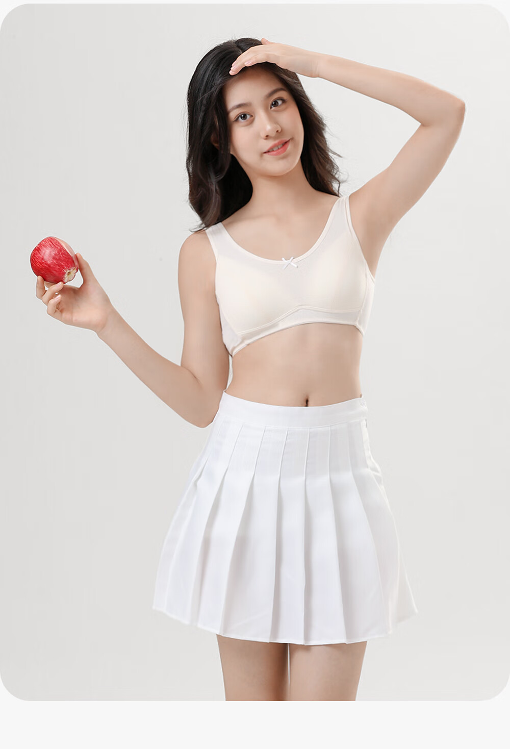 Ailier&ouluola Teenage Bra for High School Girls, Ages 16-18, Puberty Stage, Pure Cotton, Three-Stage Development, 80B Cup 9