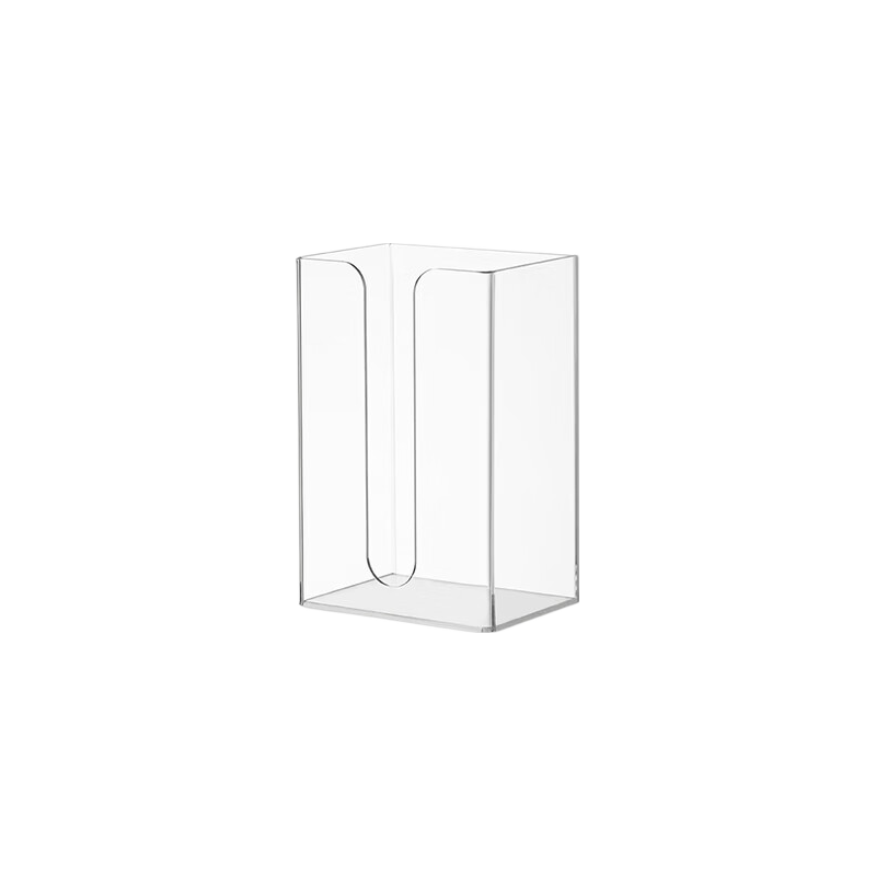 Daisy Leaf Japanese-Style Wall-Mounted Tissue Box, Kitchen Overhead Hanging Tissue Dispenser, Face Towel Storage Box Tissue Rack, Transparent