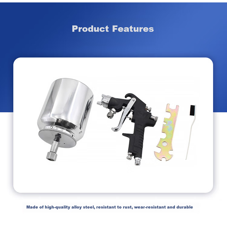 HSD Pneumatic Spray Gun Automotive Sheet Metal High Atomization Spray Pot Primer Spray Gun K-3 Top Cup 0.5mm Nozzle 3
