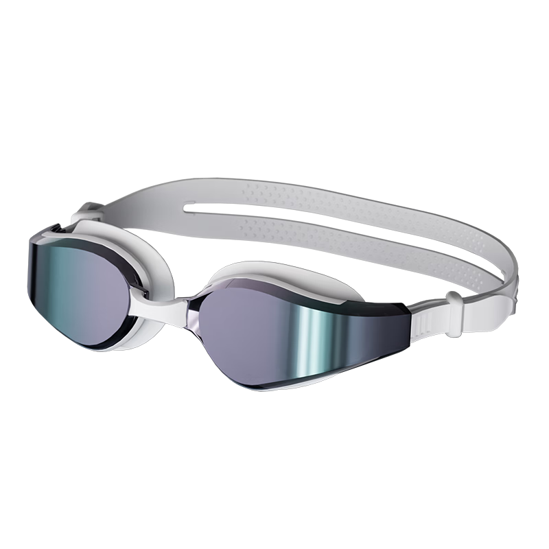 ANTA Swimming Goggles Unisex HD Coated Anti-Fog Professional Advanced Racing Swim Eyewear White Clear Lens