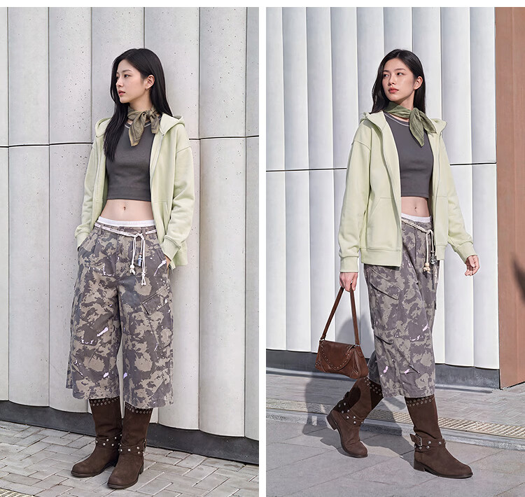 Semir Forest Soft Cotton Women's Solid Color Loose Fit Casual Hoodie Jacket 2025 Autumn Mall Style 101525108008 28
