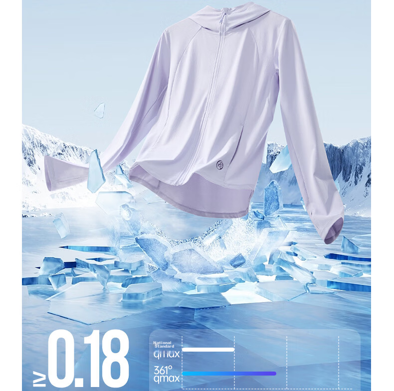 361° Women's Summer Sunscreen Jacket New Sports UV Protection UPF100+ Outdoor Coat 662624608D-7 52