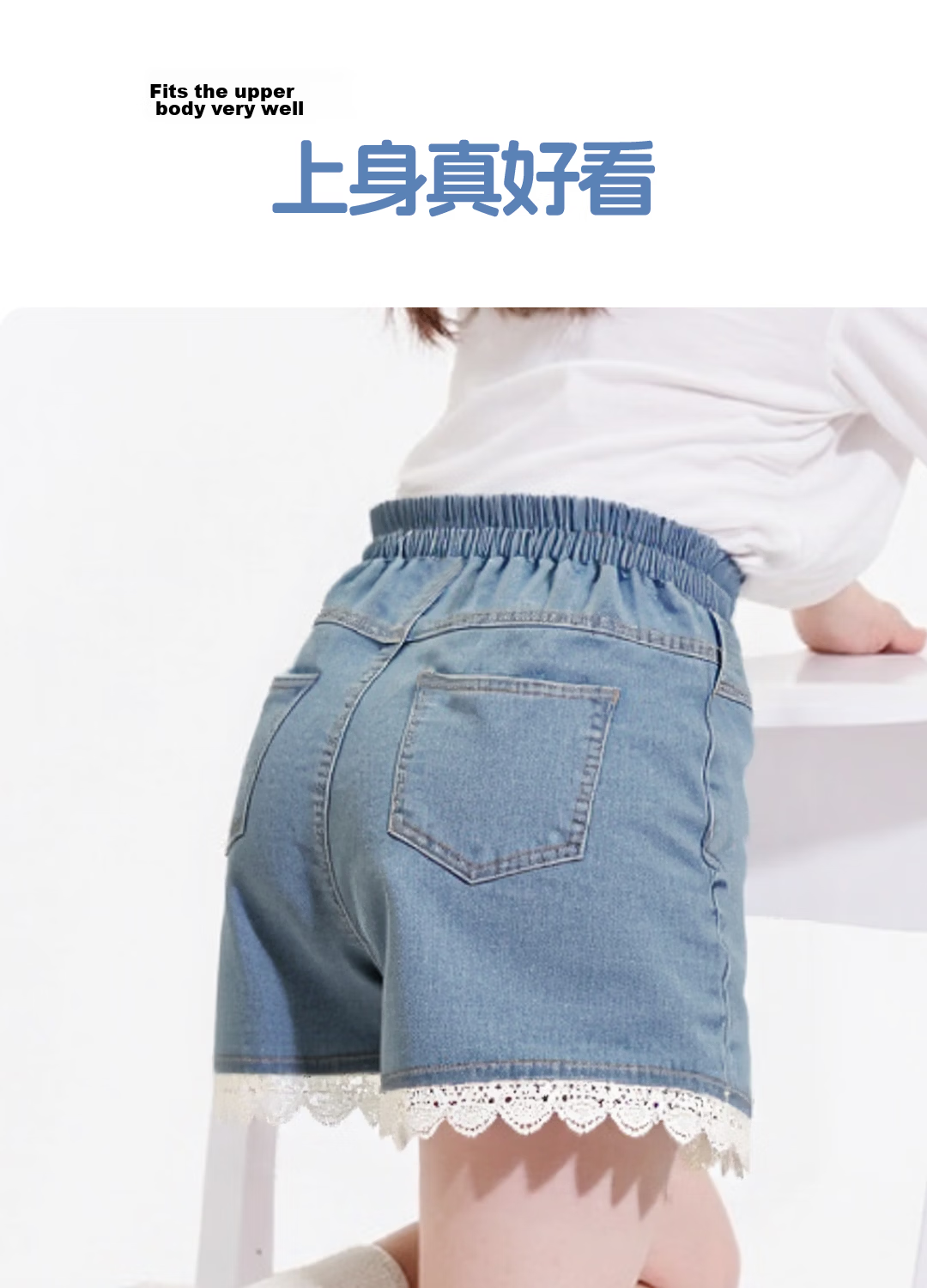 Disney Kids Short Sleeve Set 2026 Summer New Stylish Korean Version Girls Denim Shorts Trendy Girls Summer Outfit 12