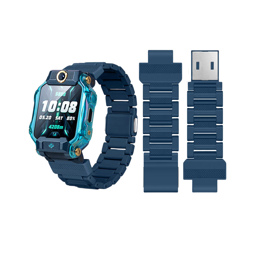 CangHua Compatible Watch Band for Xiaotiancai Z11/z10/z9/Z8A Children's Smartwatch, Magnetic Clasp Watch Band for Z7S/Z6Pro/z6/z3/D3/Q2A/z6s, Deep Sea Blue
