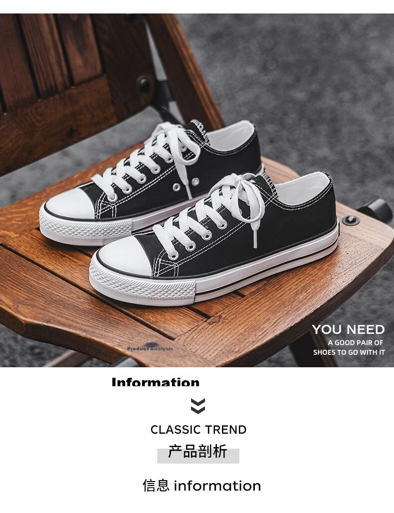 Warrior Official Canvas Shoes Men's Spring Summer Low-top Breathable Classic Couple Sneakers Casual Shoes White Size 44 9