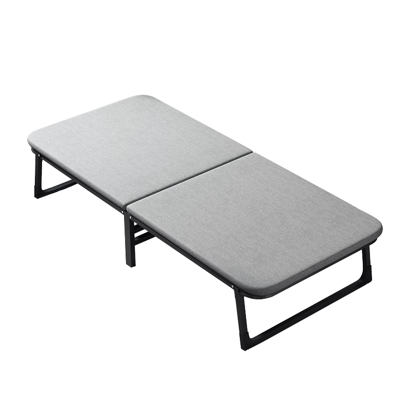 Jingju Folding Single Nap Bed Office Sleep Bed Four-Fold Portable Storage Home Rental Care Bed