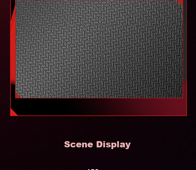HELLFIRE Gaming Mouse Pad Ultra-Smooth Narrow Edge Large Size Dota FPS Delta 400x350x4mm Fiery Red Tide 12