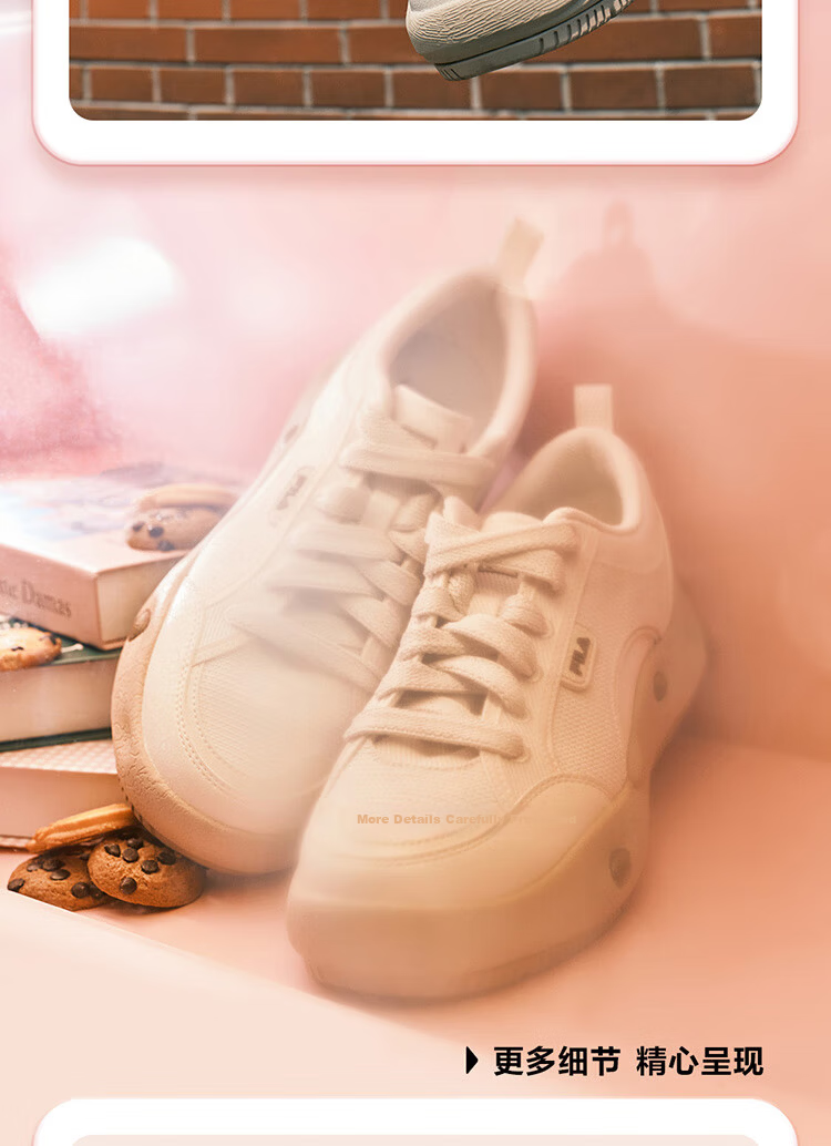 FILAFILA Official Women's COOKIES Retro Canvas Shoes Fashion Casual Sneakers 17