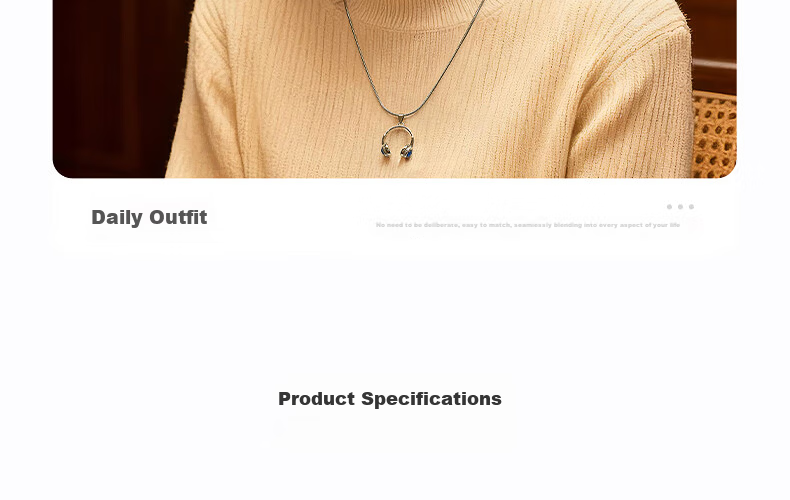 IKF R1 Limited Edition Original Zircon Necklace Personalized Trendy Minimalist Pendant High-End Clavicle Chain Accessory 15