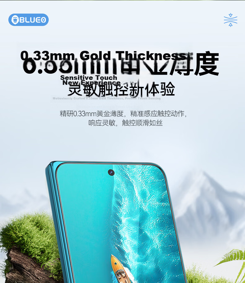 BLUEO Original Clear+ New Space Capsule Screen Protector for VIVO X300 Ultra - Anti-Static, Shockproof, Dust-Free Tempered Glass Film 6