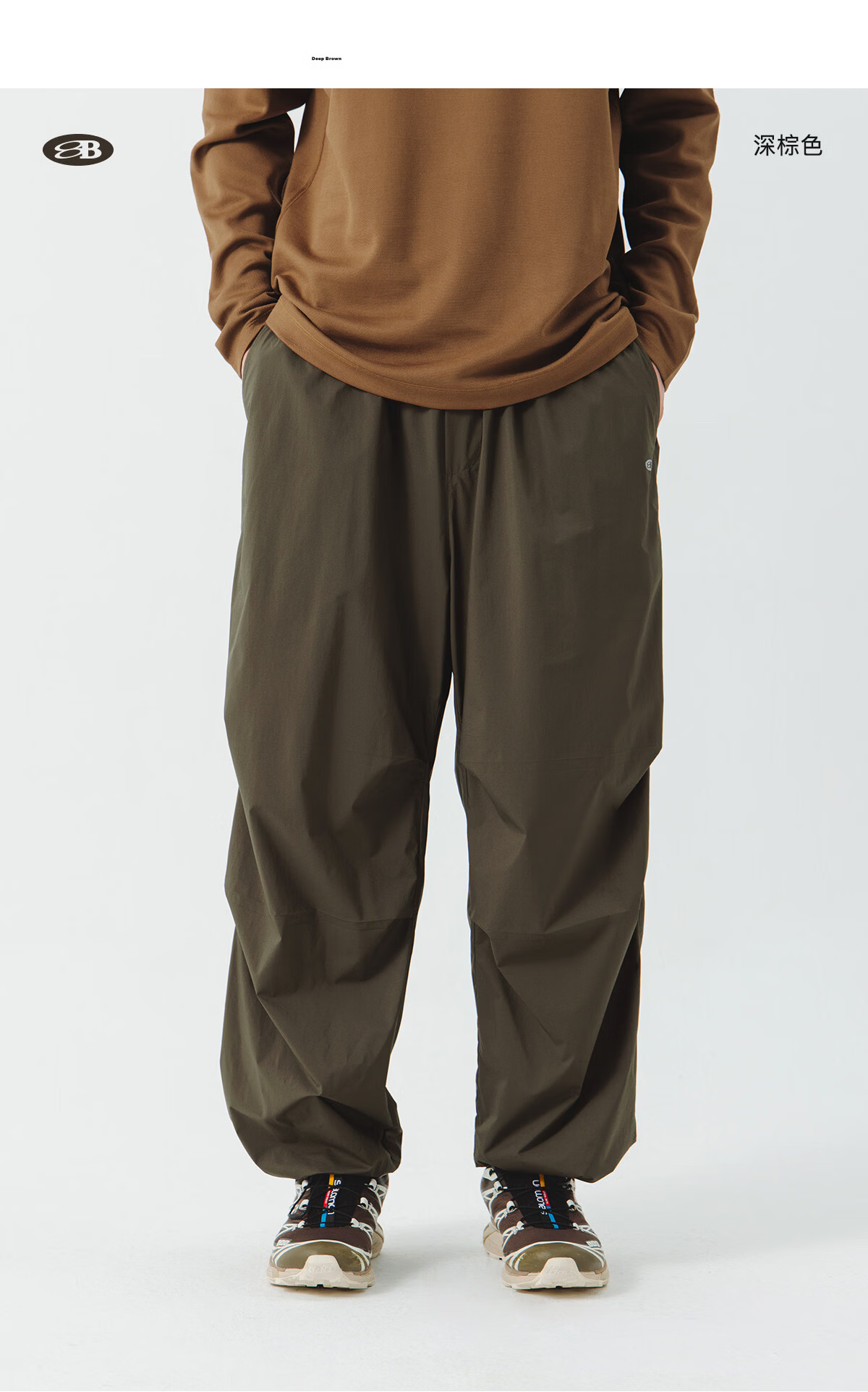 Lanqi Youyun Spring Summer Ultra-Light Ultra-Thin Antibacterial Casual Outdoor Lightweight Paratrooper Pants for Men Dark Gray L 11