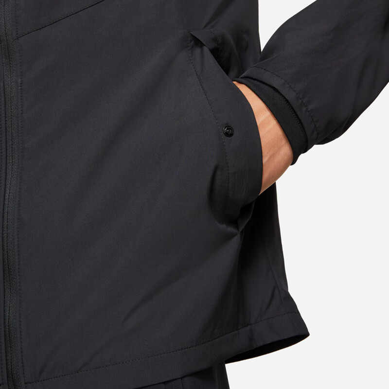 NIKE Men's Spring And Autumn Lightweight Woven Jacket, Sports Casual, DD4747-010 Black L 4
