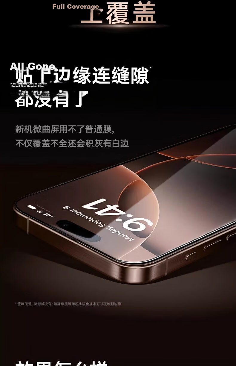 Baseus 360° Privacy Screen Protector for iPhone 15 Pro Max Tempered Glass Anti-Spy Anti-Fingerprint Dustproof Protective Film 13