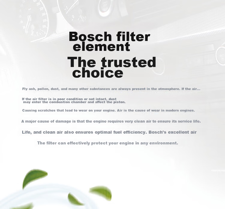 BOSCH Air Filter Element 0986AF2272 (Compatible with Peugeot 207 2009-2011/2013, Peugeot 206, Citroën C2 2012-2013) 3