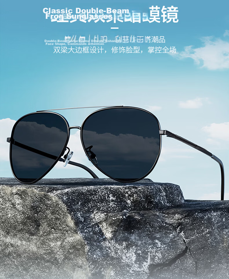 Colore.in Polarized Sunglasses Men UV Protection Pilot Fishing Driving Sunglasses 3