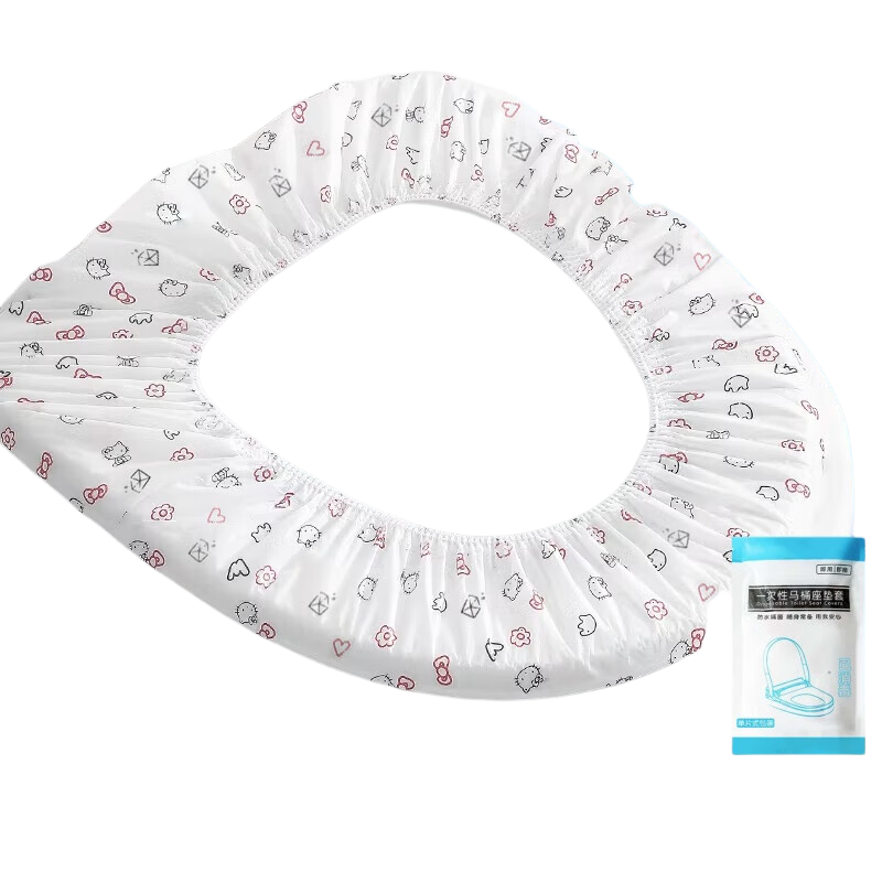 Xingfang Disposable Toilet Seat Covers, 10-Pack, Essential for Travel And Business Trips, Clean And Hygienic, Individually Wrapped, Portable, Water-Resistant And Dirt-Proof