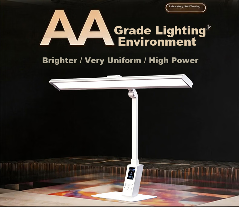 Boraol Eye Protection Desk Lamp Student Study Lamp Children's Reading Lamp Desk Office Writing Rechargeable Desk Lamp 14