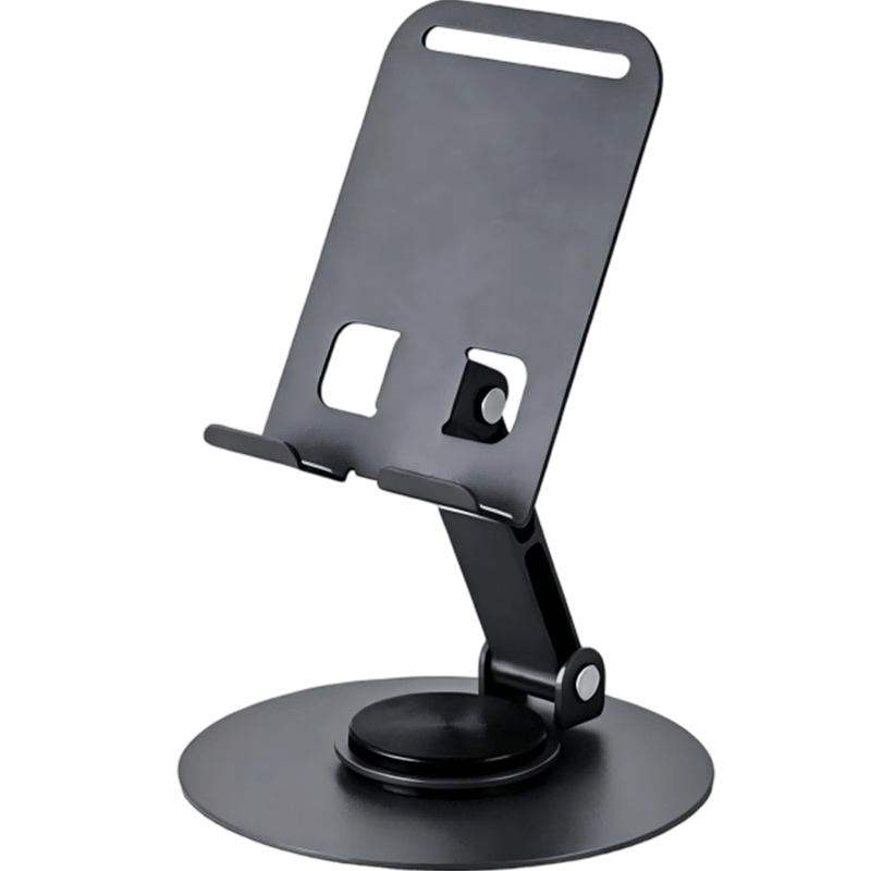 JPLAYER 360° Rotatable Foldable Multi-Functional Mobile Phone and iPad Desktop Stand Lazy Support Holder for Gaming, Online Classes, Drawing, Metal Live Streaming