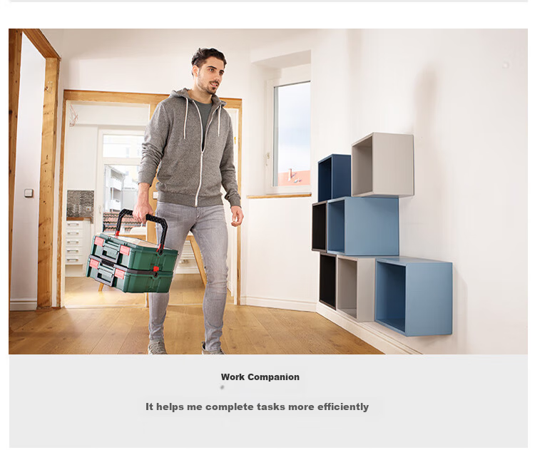 BOSCH Multifunctional DIY Toolbox Storage Case Model S 3
