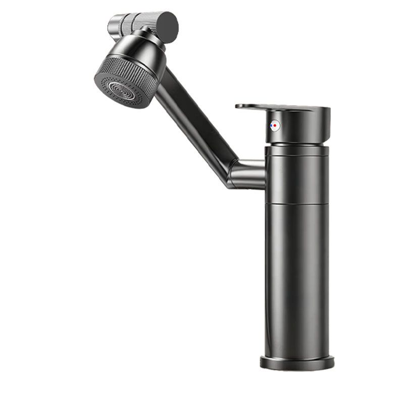 ILeddog Seiko All-Copper Basin Faucet Bathroom Sink Mixer Tap Hot and Cold Water Swivel ZCMLT
