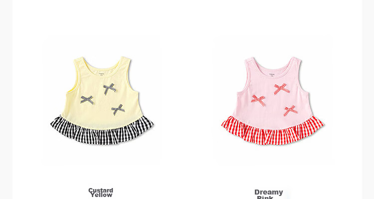 Balabala Girls' Vest 2026 New Summer Pure Cotton Sleeveless Children's Top Baby T-Shirt Fashionable Infant 18