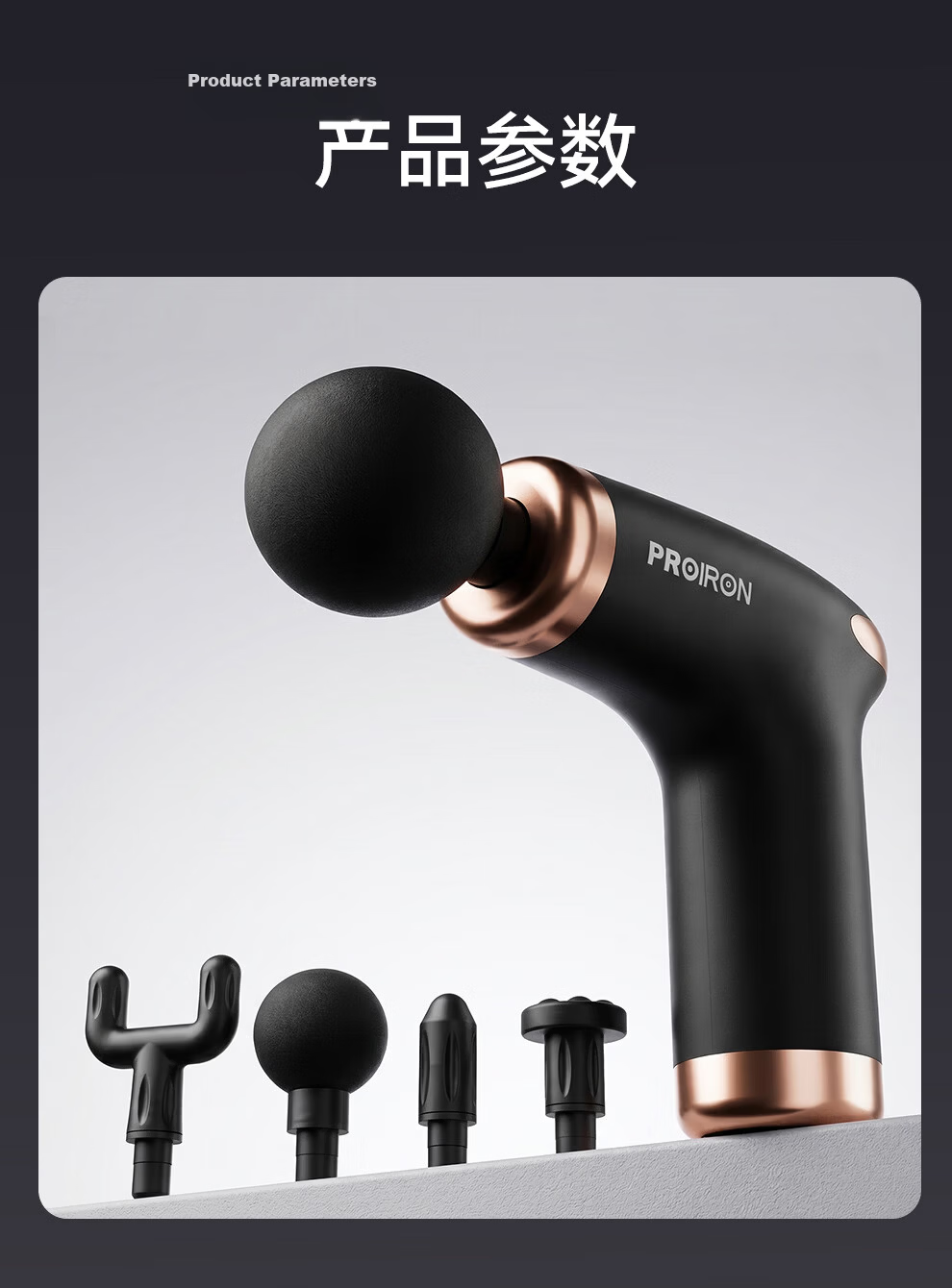 PROIRON Puliai Fascia Gun Massager Shoulder Neck Waist Back Massager Mini Portable Gift for Parents Mother's Day Valentine's Day Qixi Festival Birthday 17
