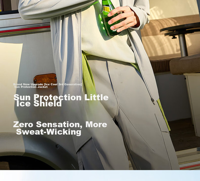 361° Men's New Sports Breathable UV Protection UPF100+ Jacket Summer 652624604D-6 83