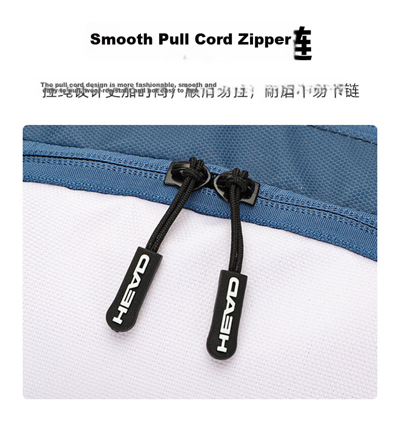 HEAD Gradient Color Tennis Bag Badminton Backpack Double Shoulder Bag Unisex Adult Large Capacity Outdoor Sports Bag 10