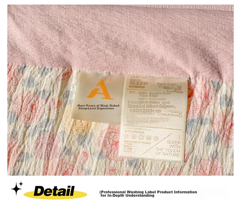 Langsha Class A Summer Cooling Quilt Xinjiang Cotton Air Conditioning Quilt Machine Washable Thin Summer Quilt Single Dormitory 1.5m x 2m 23