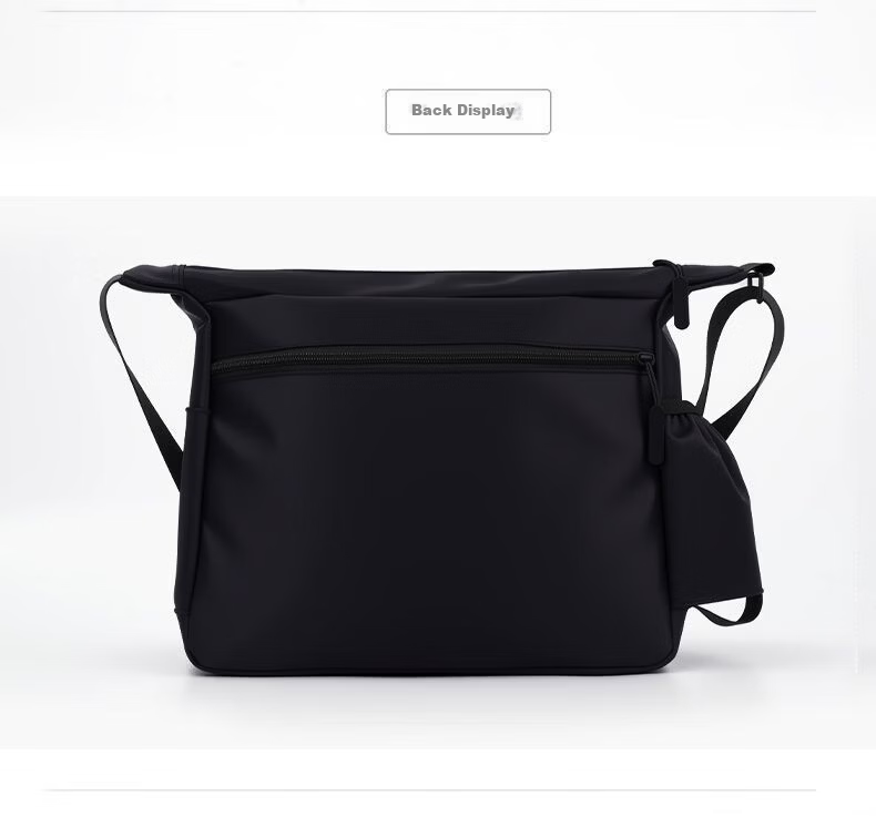 JEEP Men's Large Capacity Crossbody Bag Shoulder Bag High-end Backpack Commuter Casual Multifunctional Messenger Bag Lightweight Luxury Travel Bag 15