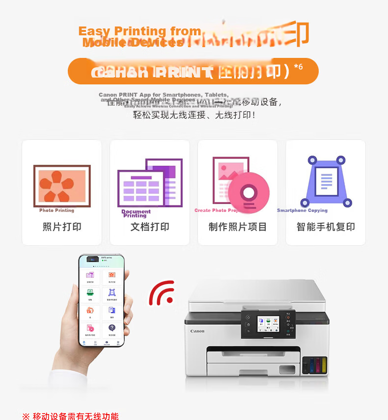 Canon GX2080 A4 Commercial Color Inkjet Duplex Fax All-in-One Printer Home Office 1-Year Limited On-Site Warranty 11