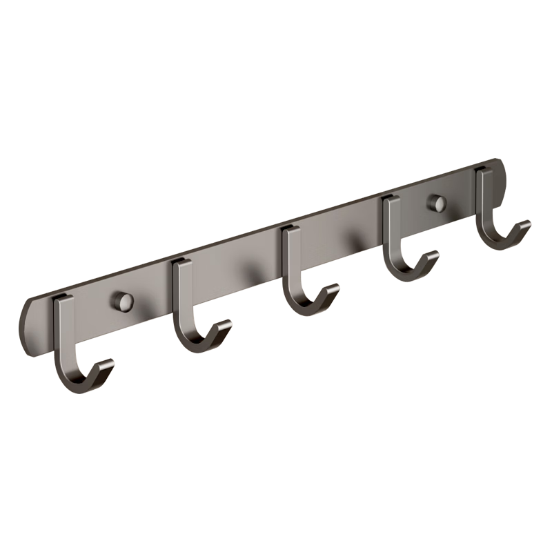 Cobbe Space Aluminum Nail-Free Towel and Bath Towel Hook Wall-Mounted Storage Rack Moisture-Proof No Drilling Bathroom Toilet Organizer