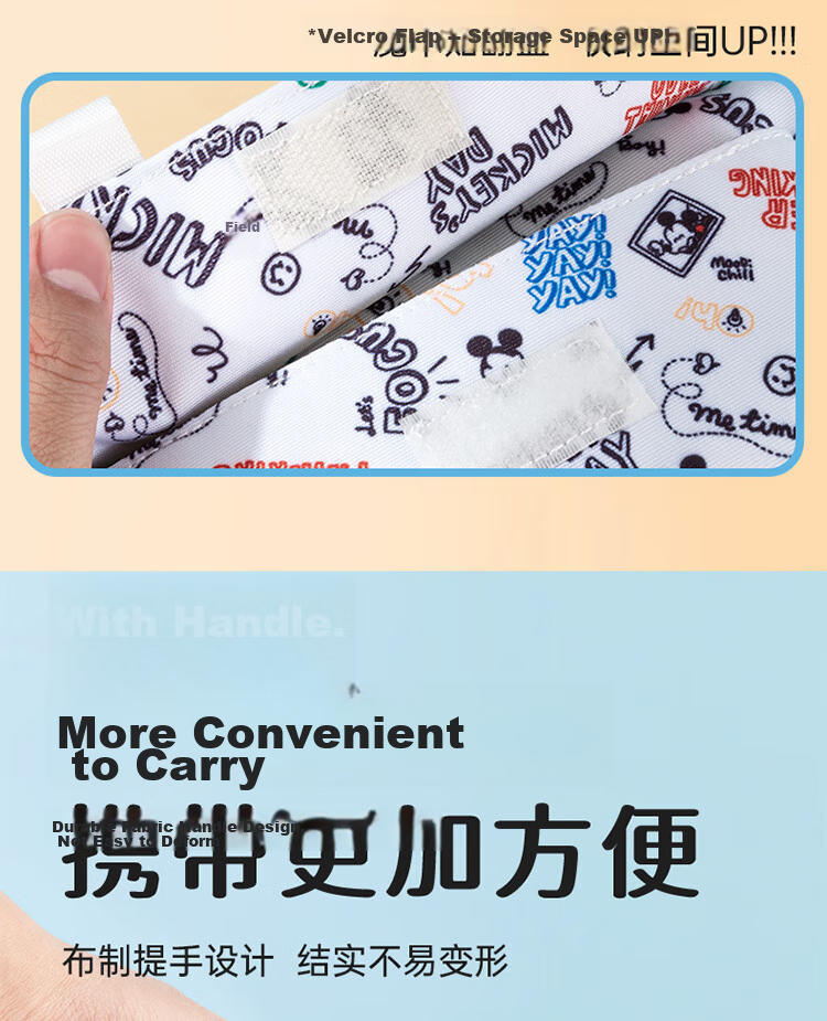 Disney Pencil Case for Elementary Students Large Capacity Multifunctional Multi-layer Storage Stationery Box Pencil Box School Supplies Blue Back to School Gift 6