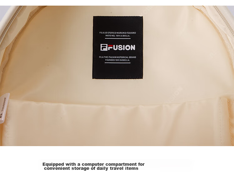 FILA FUSION Trendy Couple Colorful Backpack Summer Fashion Versatile Shoulder Bag 11