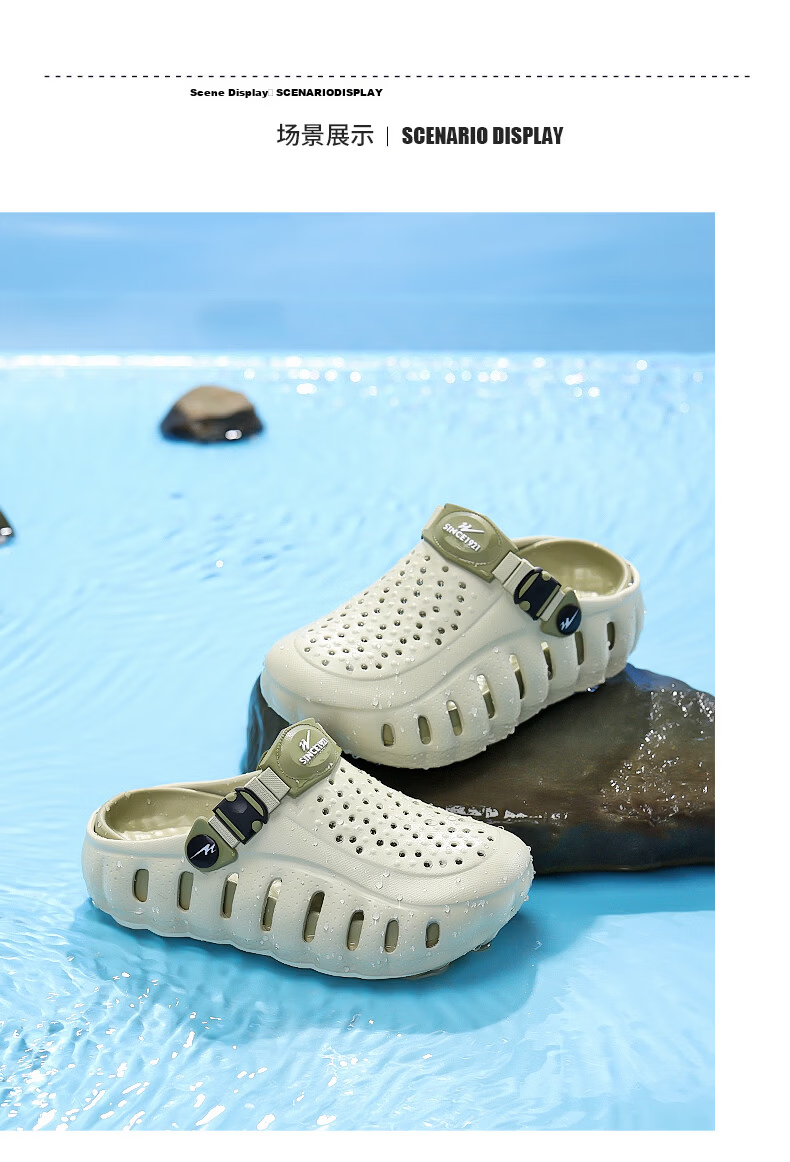 Double Star Children's Summer Slippers Girls' Sandals Big Kids Hole Shoes Outdoor Sports Beach Shoes Pink Size 36-37 11