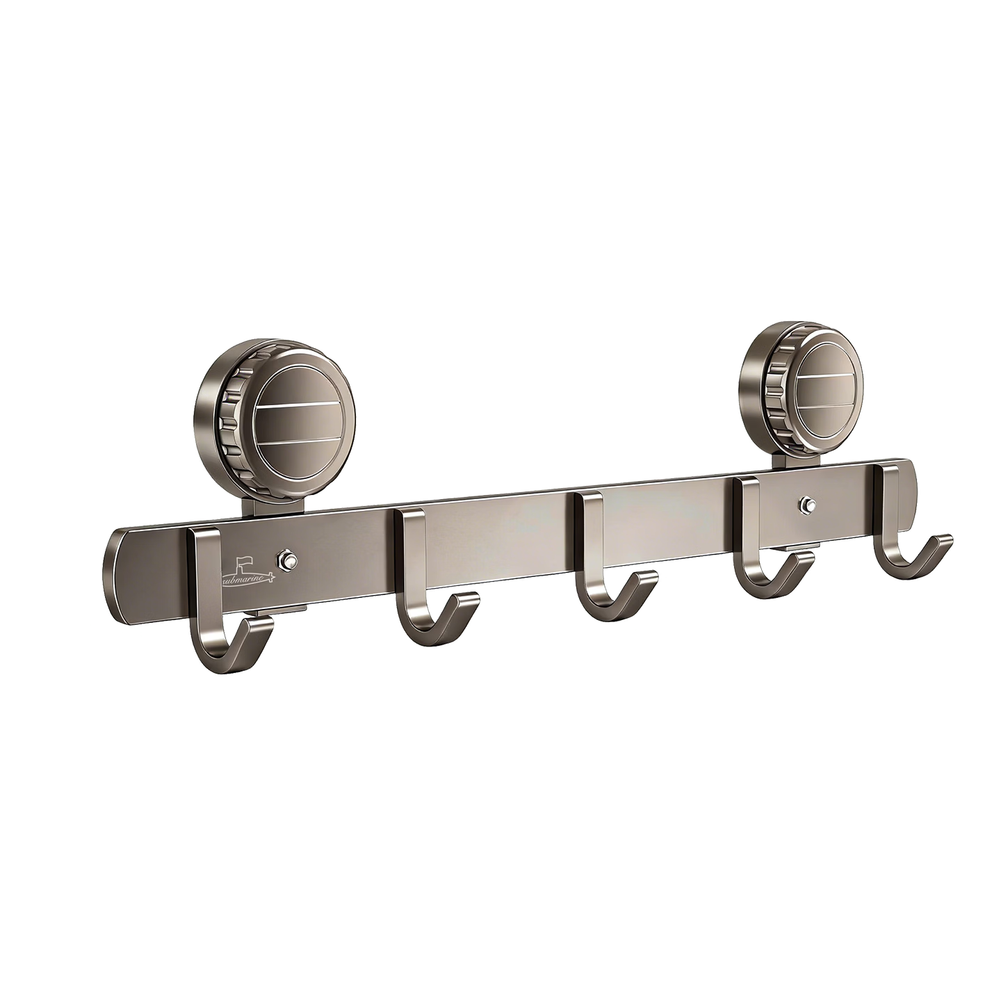 Submarine Suction Cup No-Drill Space Aluminum Hook Strong Waterproof Bathroom Adhesive Hook Clothes Hanger Over Door Coat Rack