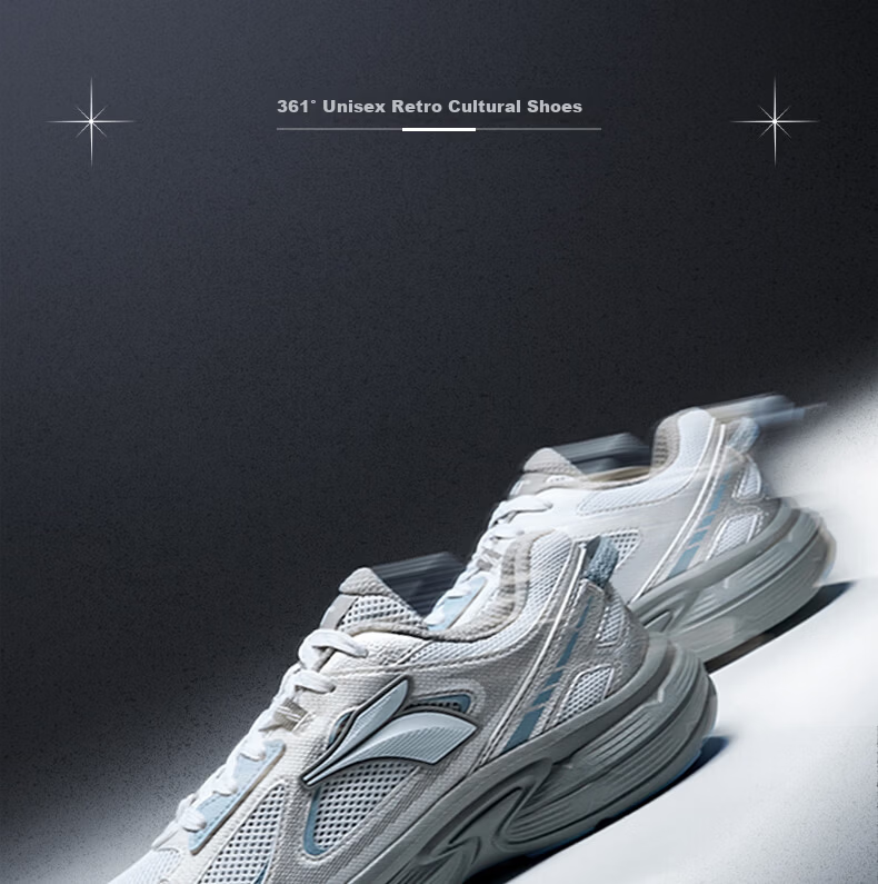 361° Guangwo Men's Autumn Outdoor Sports Casual Shoes, Breathable Commuter Thick-Soled Retro Dad Shoes, 672636773-3 1