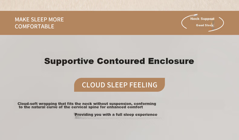 Grace Class A Ergonomic Neck Pillow for Adults Deep Sleep Removable Soft Cervical Memory Foam Pillow 35*50cm 8