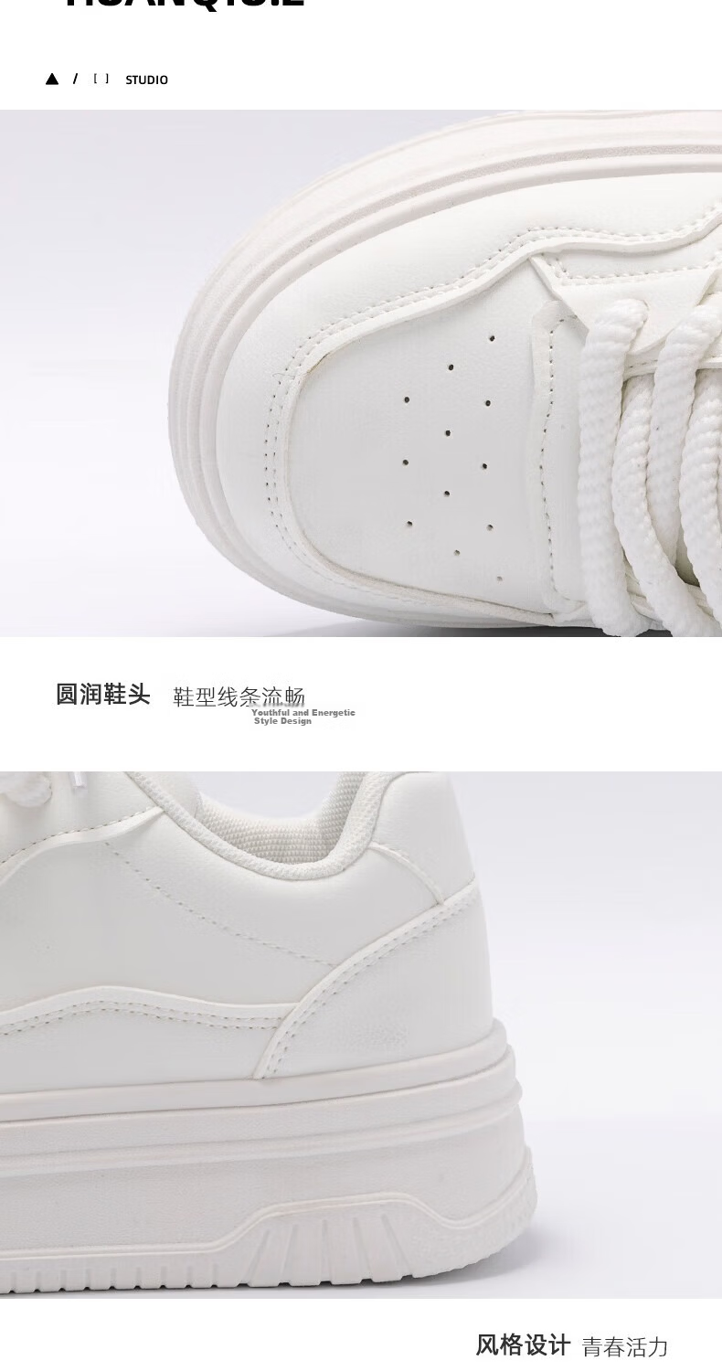 Global Women's Height Increasing Sneakers 2026 New Summer Breathable Mesh Casual Lightweight White Shoes for Students 4