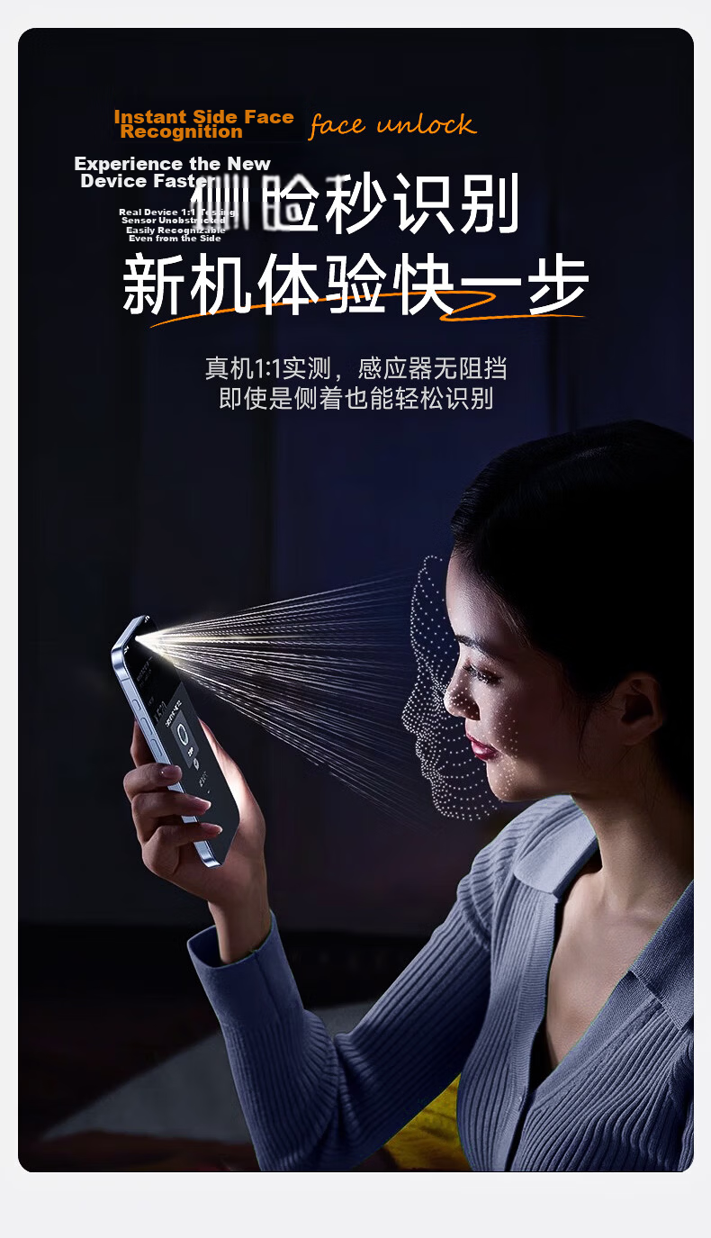 Langling 360° Privacy Tempered Glass Screen Protector for iPhone 16/15 Full Coverage Anti-Peeping HD Anti-Drop Protective Film 16