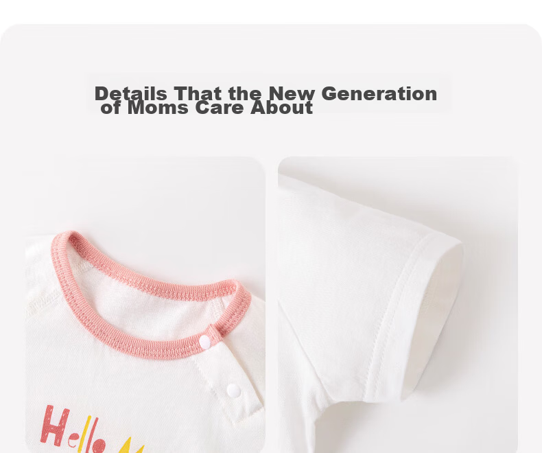 Tonglian Chuxin Baby Summer Short Sleeve Set 2026 New Pure Cotton Girls Two-Piece Infant Toddler Summer Outfit 15