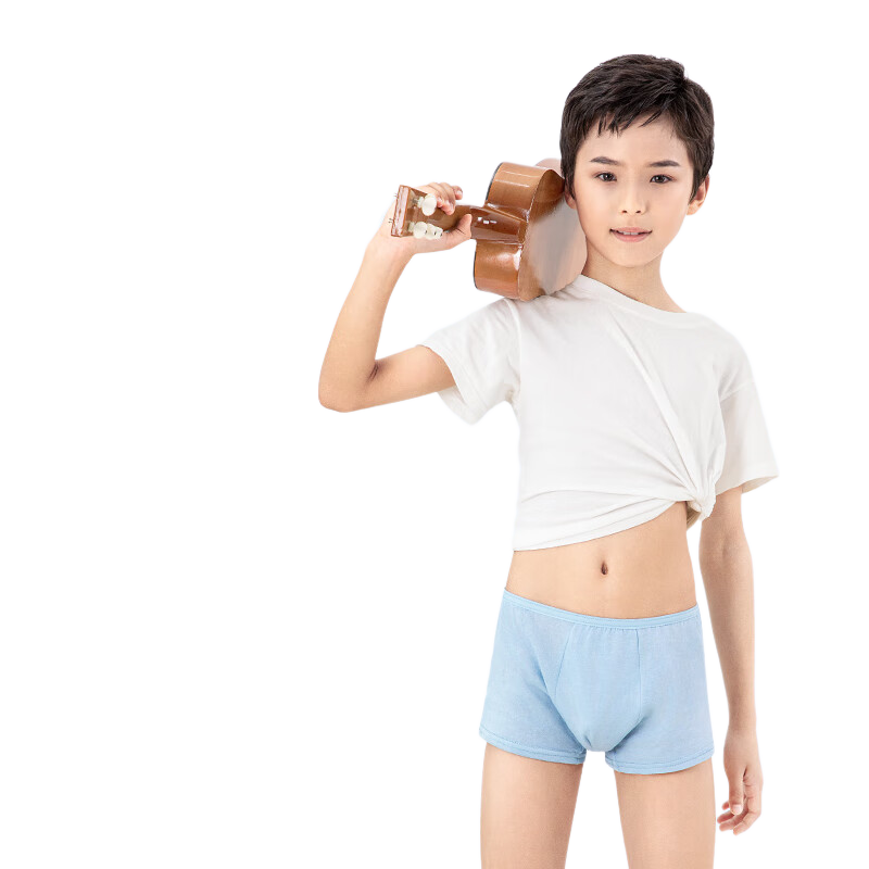 BADIGAO Disposable Underwear for Children, Pure Cotton Daily-Use Pants, Girls And Boys Boxer Briefs, Medical-Grade Sterile No-Wash Shorts