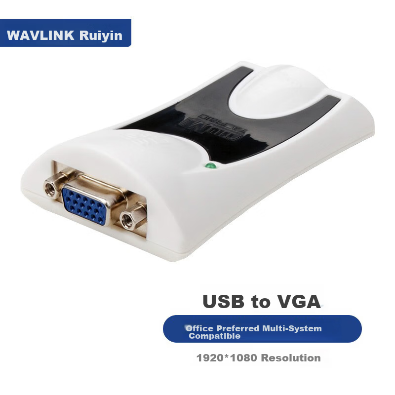 Wavlink External Graphics Card USB3.0 to HDMI DVI Multi-Screen Graphics Card Display Expander HD Converter Laptop Splitter 3501H