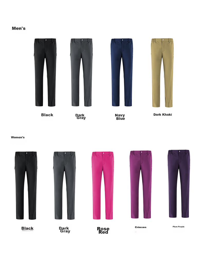 TECTOP Softshell Pants Unisex Spring Summer Water-Repellent Breathable Quick-Dry Hiking Trousers Sand Color (Lightweight) S 18