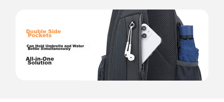 JEEP Men's Crossbody Bag 2026 New Large Capacity Sports Outdoor Small Lightweight Commuter Shoulder Chest Bag 9