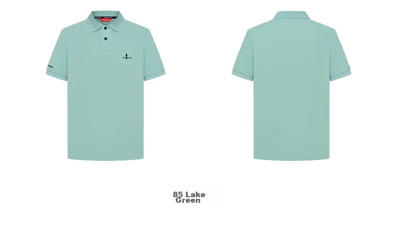 Biyinlefen Antibacterial Cooling Spring Summer Men's Casual Business Multi-Color Skin-Friendly Short Sleeve Polo Shirt 18