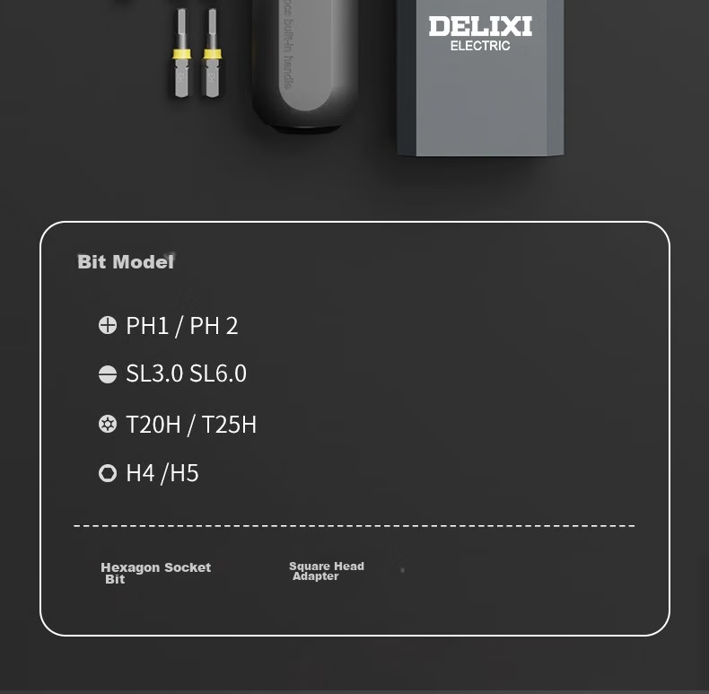 DELIXI Ratchet Screwdriver Set Multi-Function Phillips and Slotted Household Universal Small Screwdriver 26