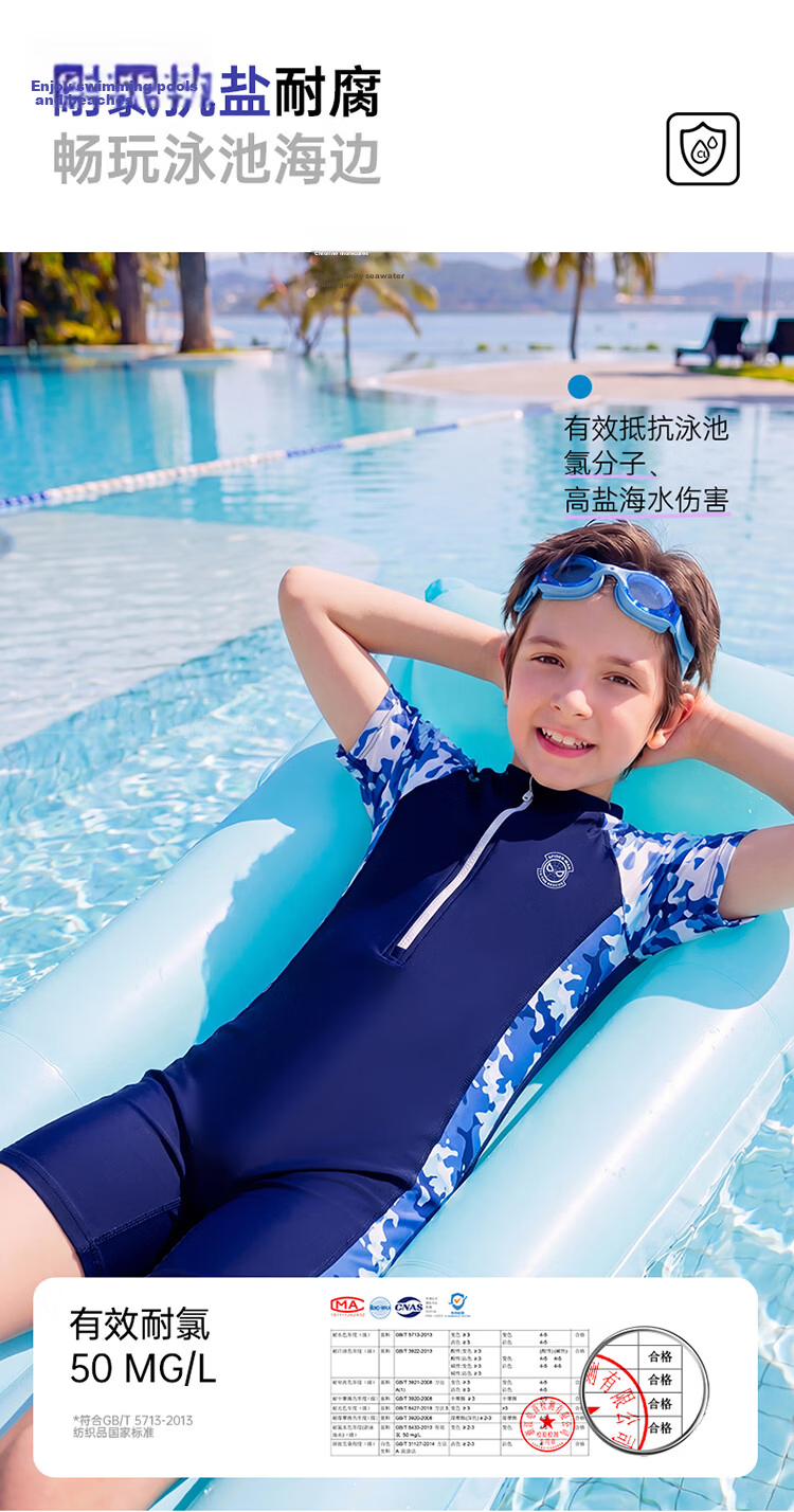 Disney Kids Boys One-Piece Square-Leg Professional Training Racing Swimsuit D36640S2G Blue Spiderman Size 120 9
